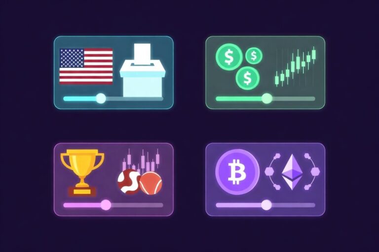 big 4 prediction market categories graphic